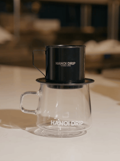 Add coffee and hot water